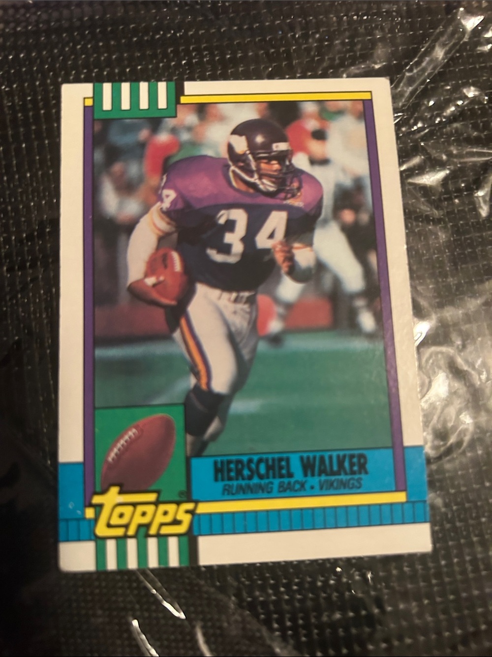 Topps Vikings Football Card - Purple, White, Gold